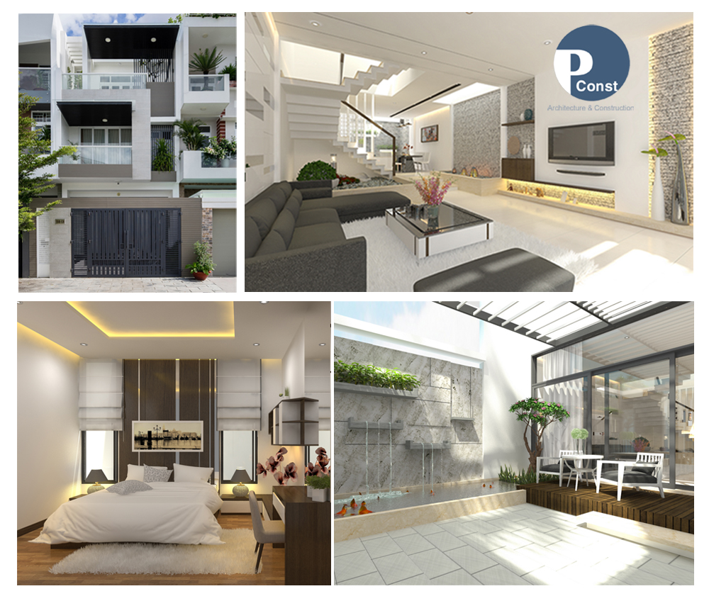 Dự án thiết kế thi công nhà ở Ninh Hòa - P Const